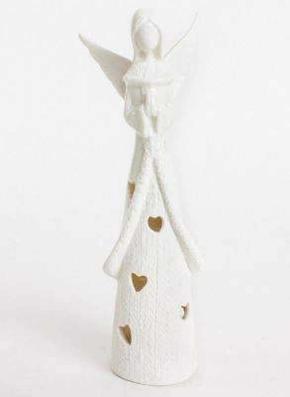 This tall, beautiful and elegant ceramic ornament is a real favourite of ours. When viewed close up the detailing is really quite stunning and looks fantastic under the candle light. Ceramic ornaments are a great way to add character and mood to your Chri